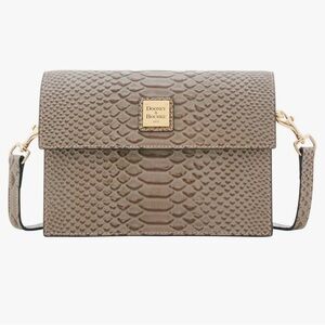 Dooney and Bourke East West Flap Crossbody Caldwall Stone